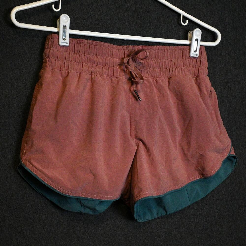 Lululemon Women's 4 Choose a Side Shorts Running Athletic Drawstring Reversible